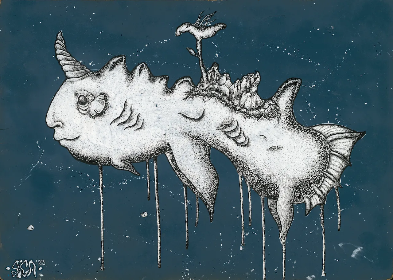 Fishie kunstwerk